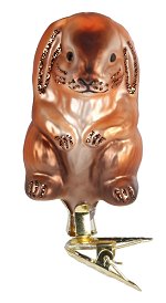 Bunny Buddy<br>Inge-glas Clip-on Ornament